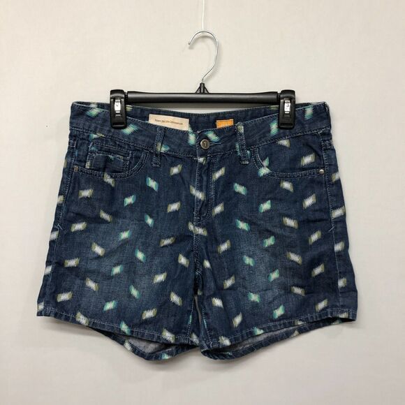 Pilcro & The Letterpress Women Jean Shorts Stet Fit Size 30 Blue Denim B308 -16 - Picture 1 of 16